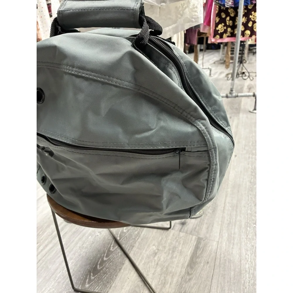 Fox V3 Pilot Carbon Helmet Bag - Silver Helmet Bag - Gray / Silver Helmet Bag